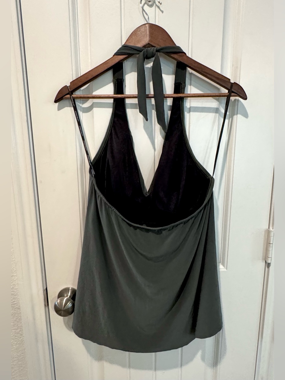 Magicsuit Mallory Halter Soft Cup Tankini Swim Suit In Military Green Women’s 16 - Picture 4 of 11